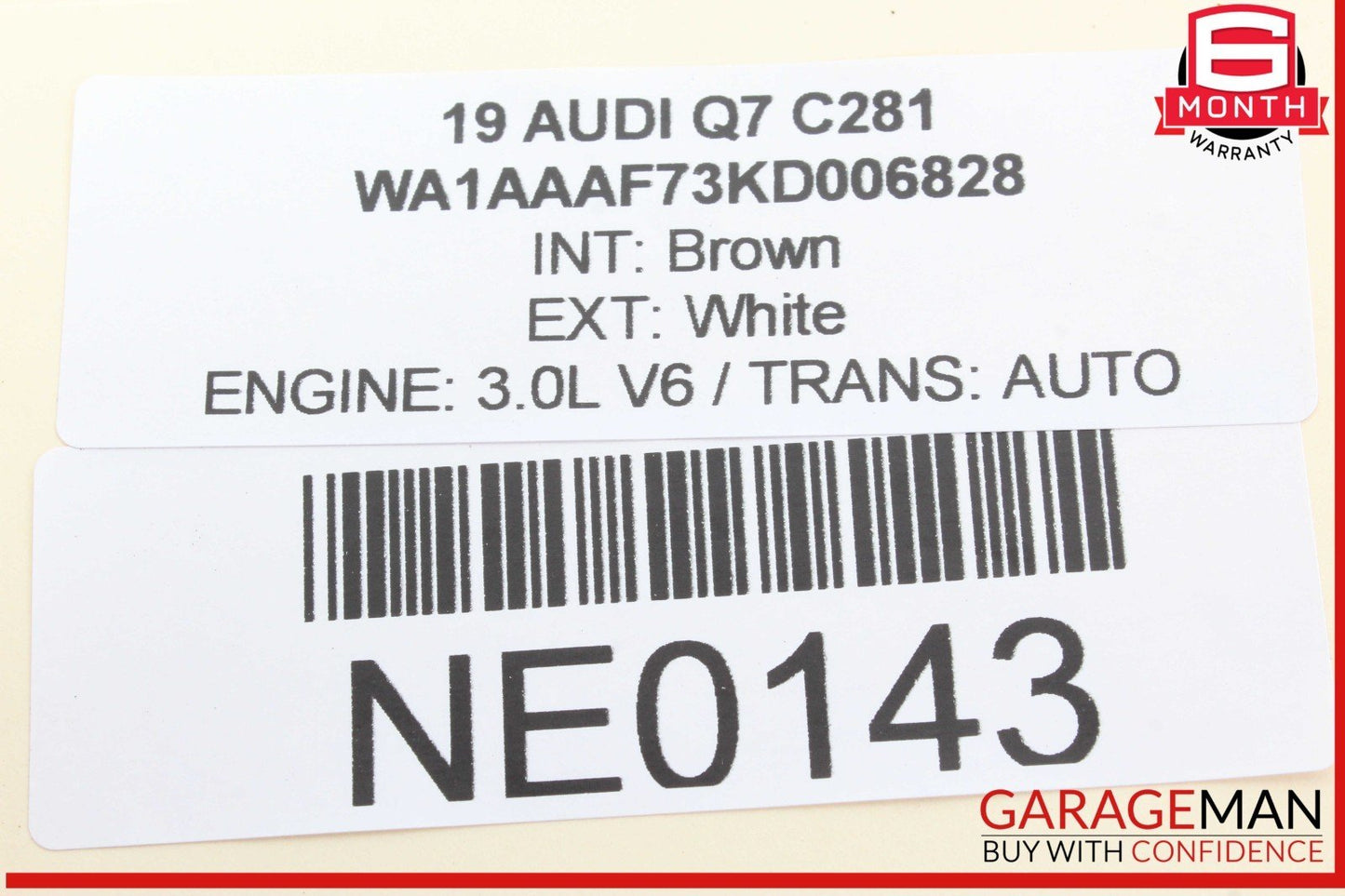 17-24 Audi Q7 Rear Right and Left Side Tailgate Shock Lift Support 4M0827552A