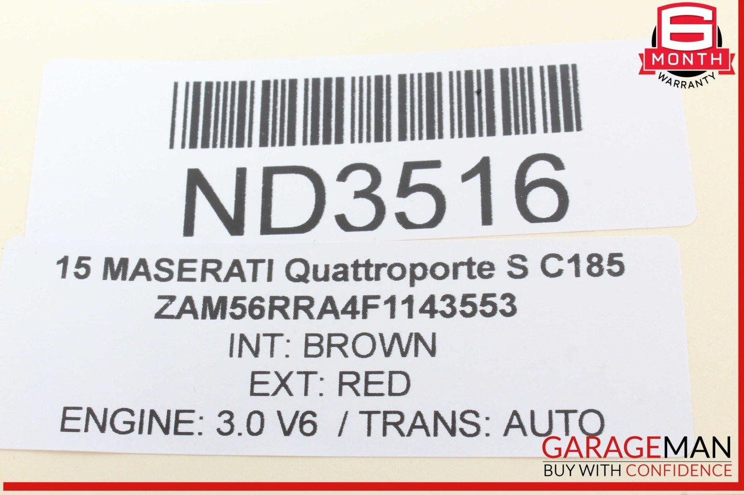 14-17 Maserati Quattroporte S Front or Rear Side Door Audio Sound Speaker Set
