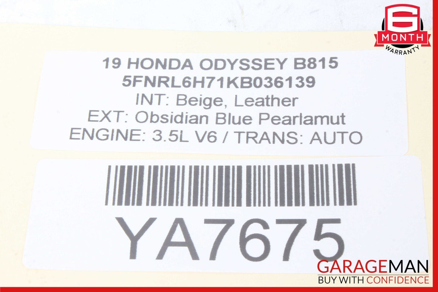 18-24 Honda Odyssey Dashboard Compartment Storage Glove Box 77500THRA0 OEM
