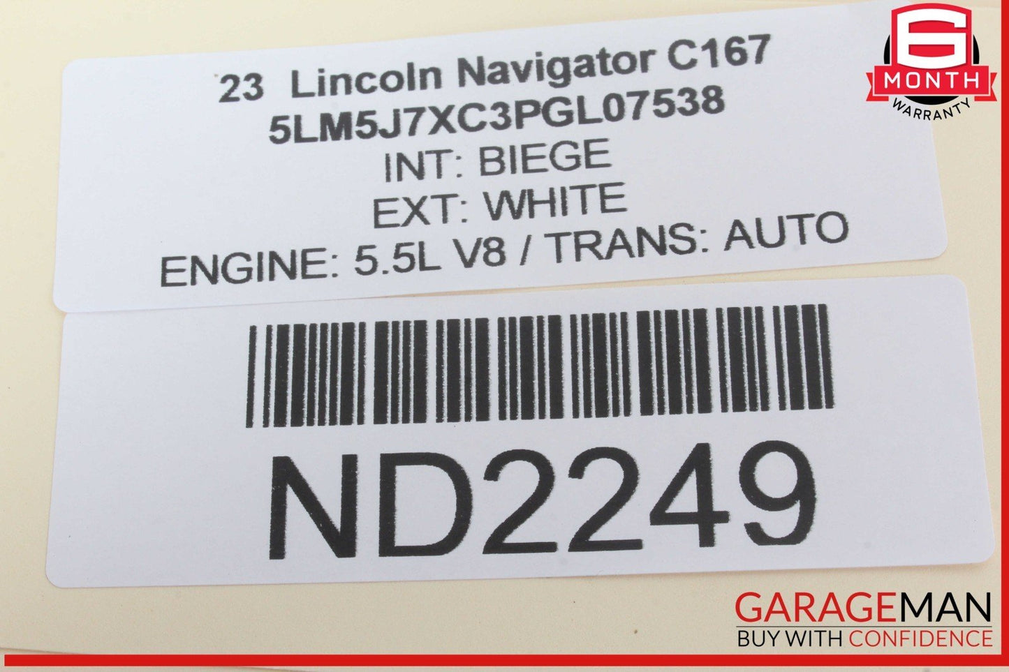 20-24 Lincoln Aviator Rear Left and Right Side Liftgate Lift Shock Cylinder Set