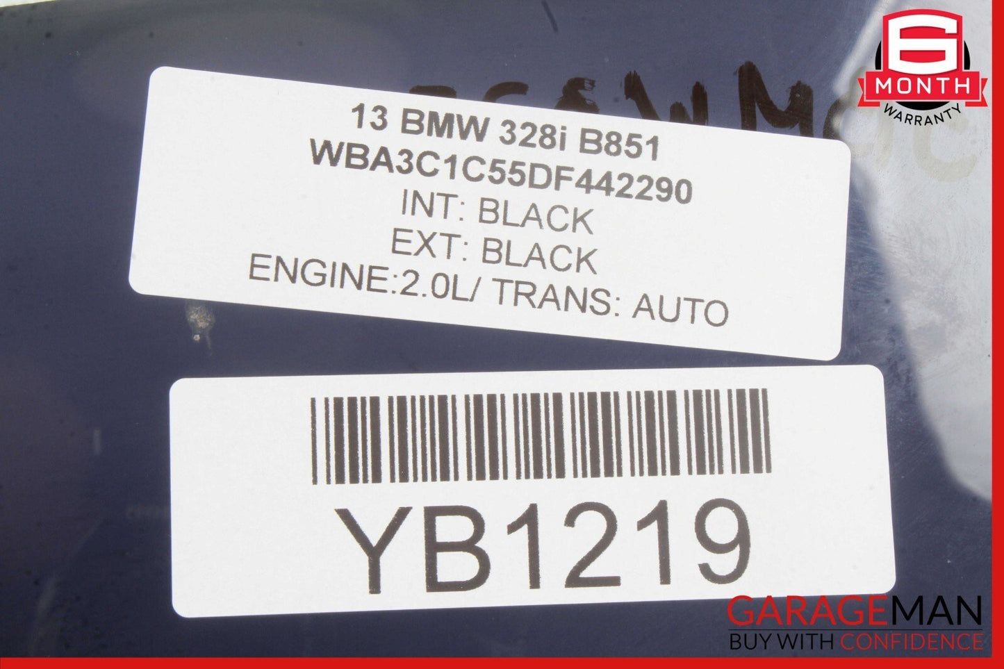 12-18 BMW F30 328i 335i 330e 340i Front Left Side Door Window Glass OEM