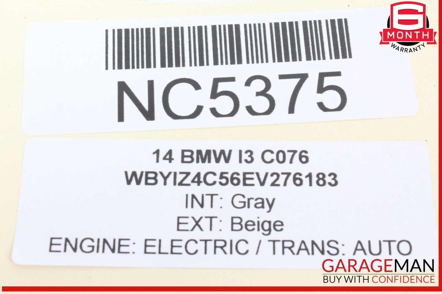 14-21 BMW i3 I01 Hybrid Rear Tailgate Boot Lid Spoiler 7359939 OEM
