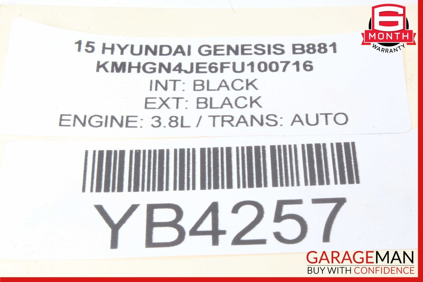 15-18 Hyundai Genesis G80 Rear Left & Right Side Brake Caliper Set of 2 Pc OEM