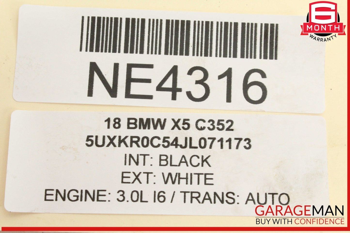 14-18 BMW X5 F15 X6 Turbo Engine Motor Cylinder Head 7568270 OEM