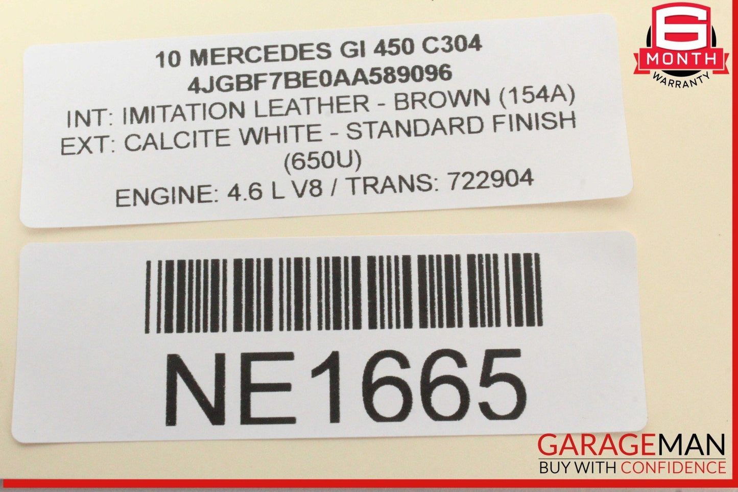 06-13 Mercedes X164 GL450 ML350 Rear Door Speakers Sound Set of 2 1648201102 OEM