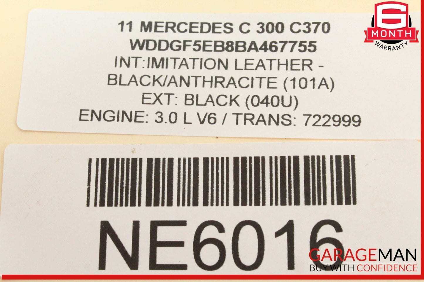 06-13 Mercedes W204 C300 Right Side Engine Motor Cylinder Head Valve Cover OEM