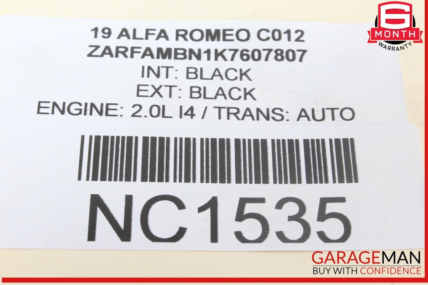 17-24 Alfa Romeo Giulia Front Left and Front Right Side Brake Caliper Set of 2