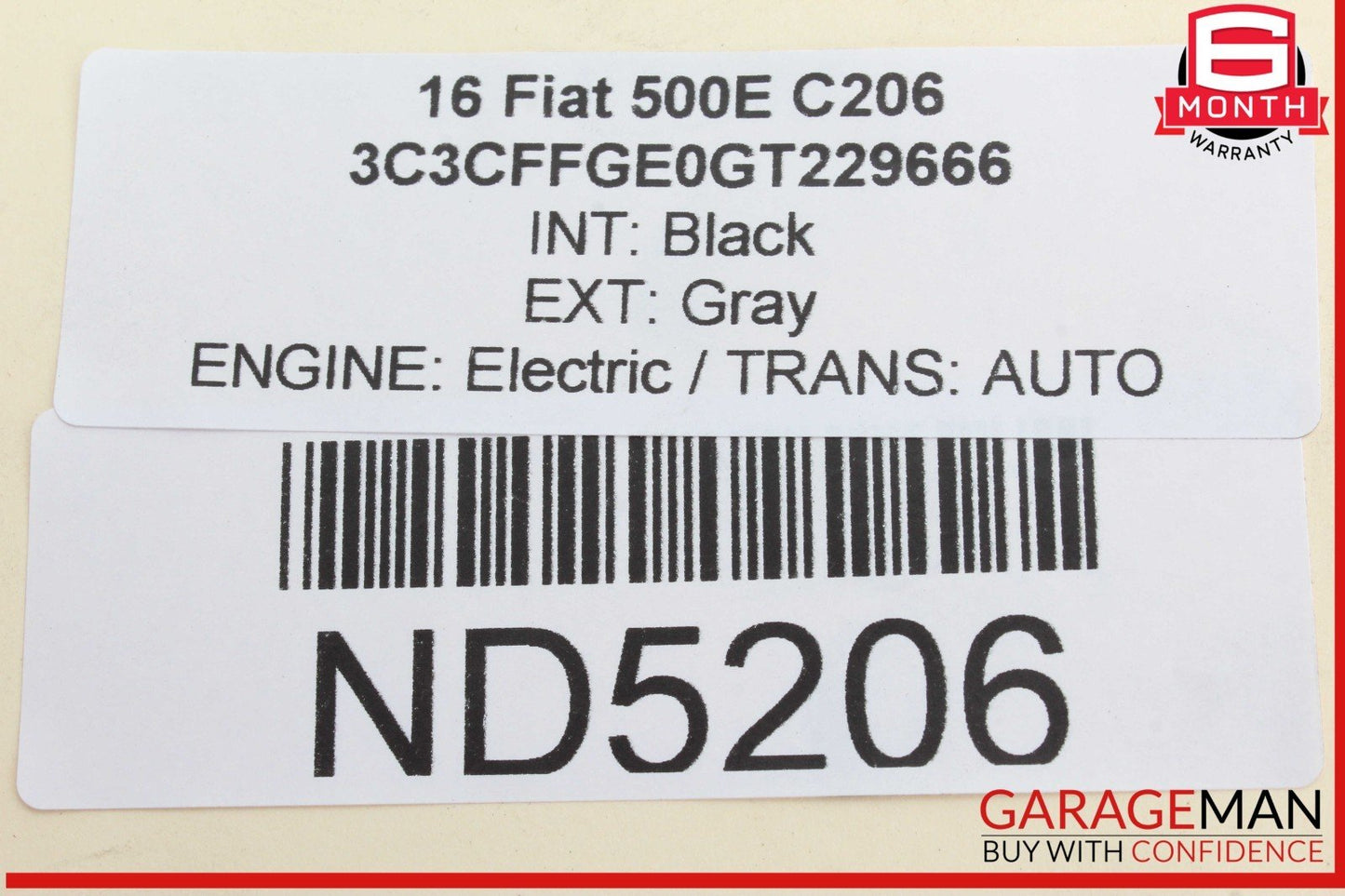 12-19 Fiat 500E EV Electric Drive Motor Engine Wire Wiring Harness 68233742AD