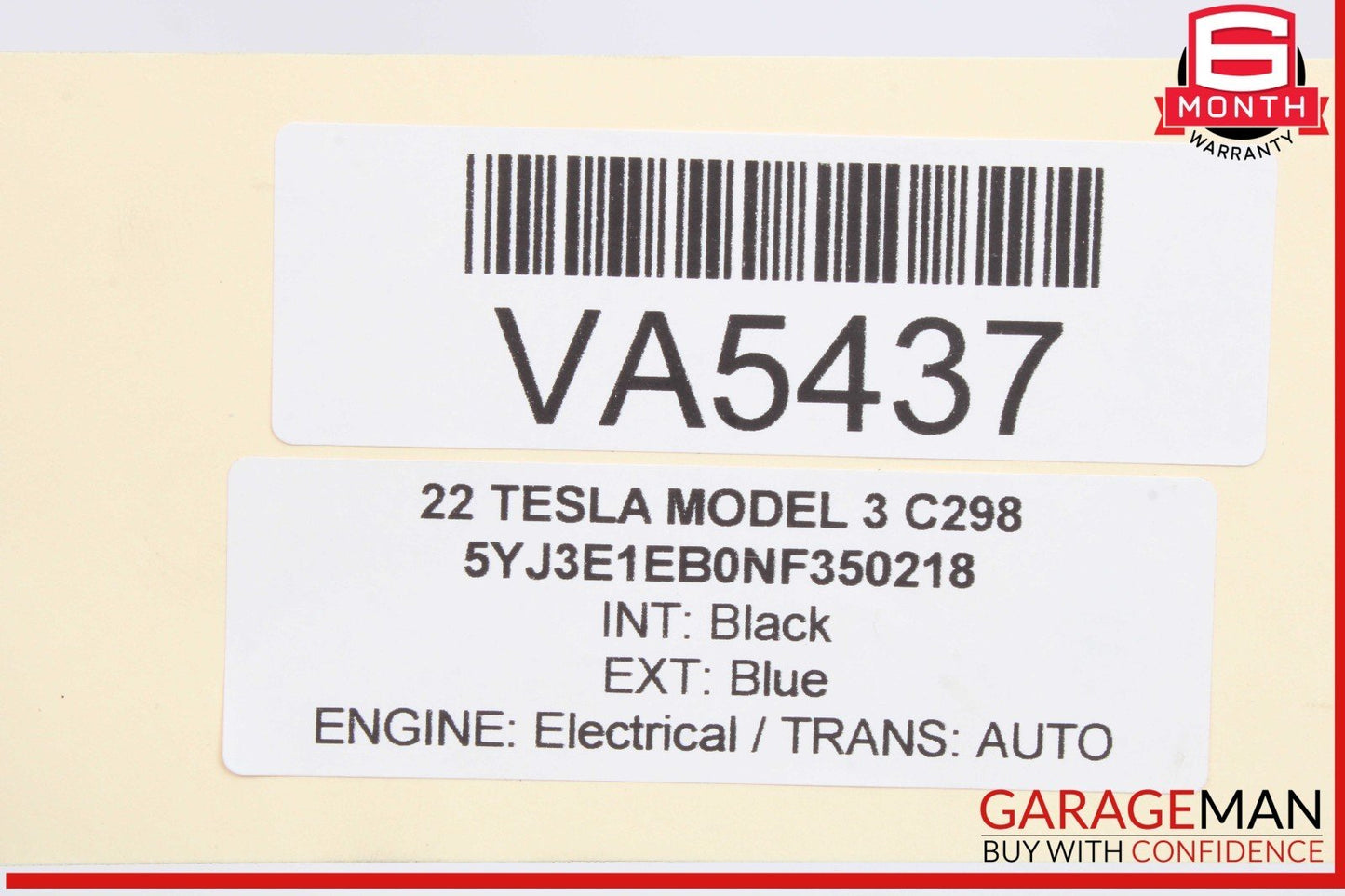 17-23 Tesla Model 3 Rear Left or Right Side CV Axle Halfshaft 104416400A OEM