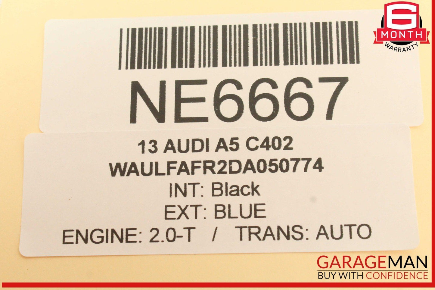 09-16 Audi A5 S4 Front Right and Left Side Audio Door Speaker Set 8T0035415 OEM