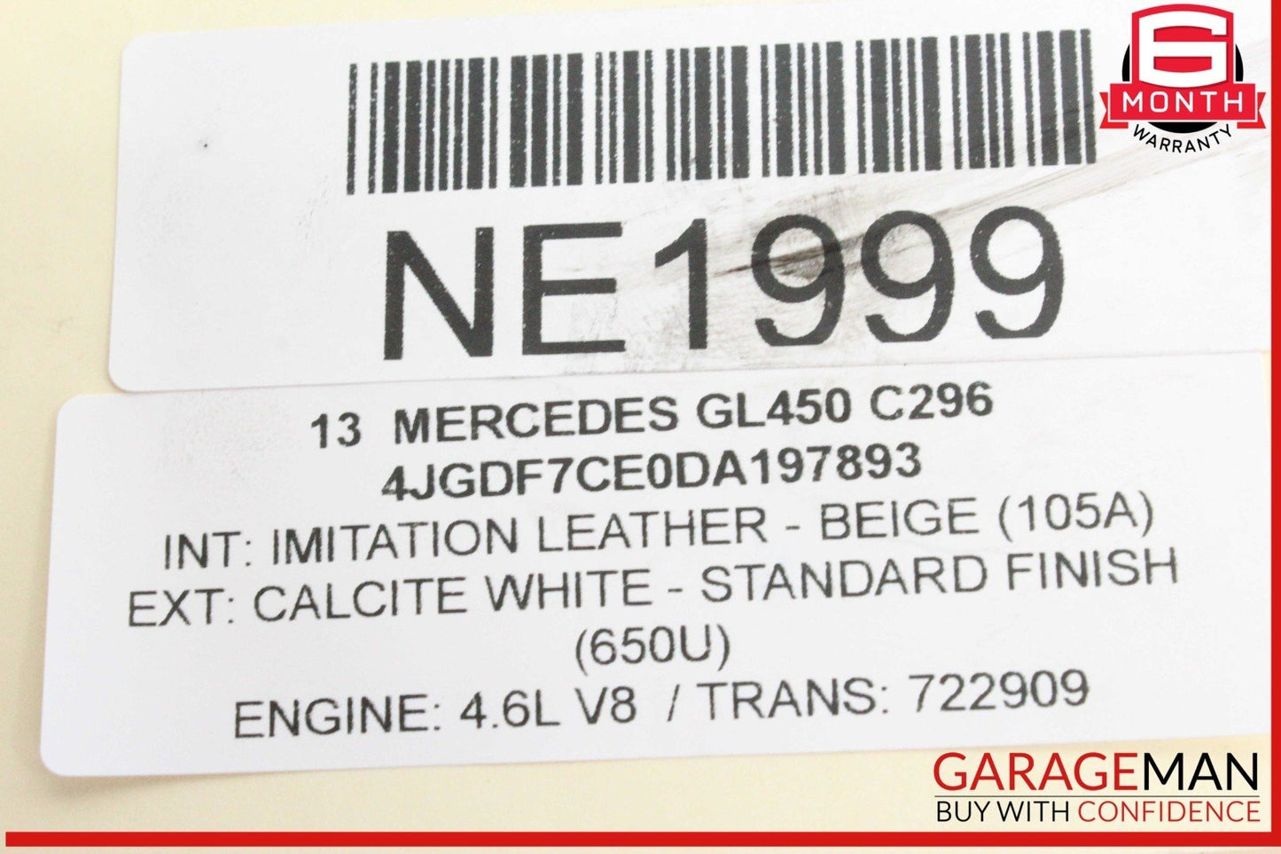 12-20 Mercedes X166 GL450 GL550 CLS550 Upper Oil Pan Section 2780140200 OEM