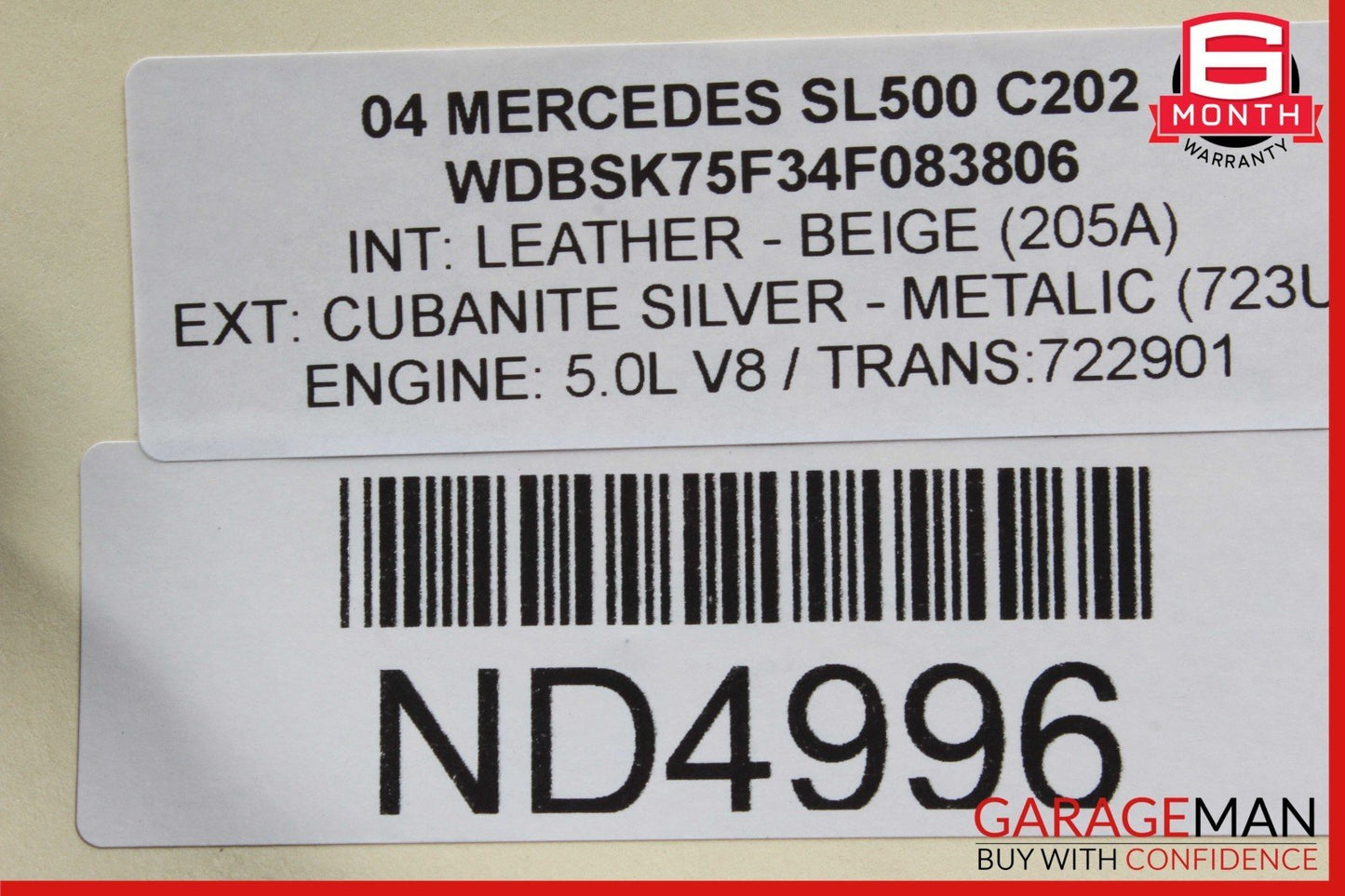 03-06 Mercedes R230 SL500 CLS500 Engine Cooling Radiator A/C Air Condenser Assy