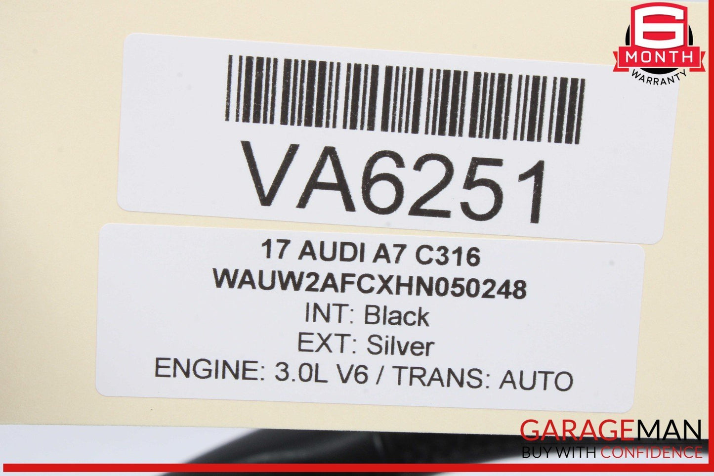 16-18 Audi A7 A6 Front Left Driver Side Steering Wheel Black 4G0419091BF OEM