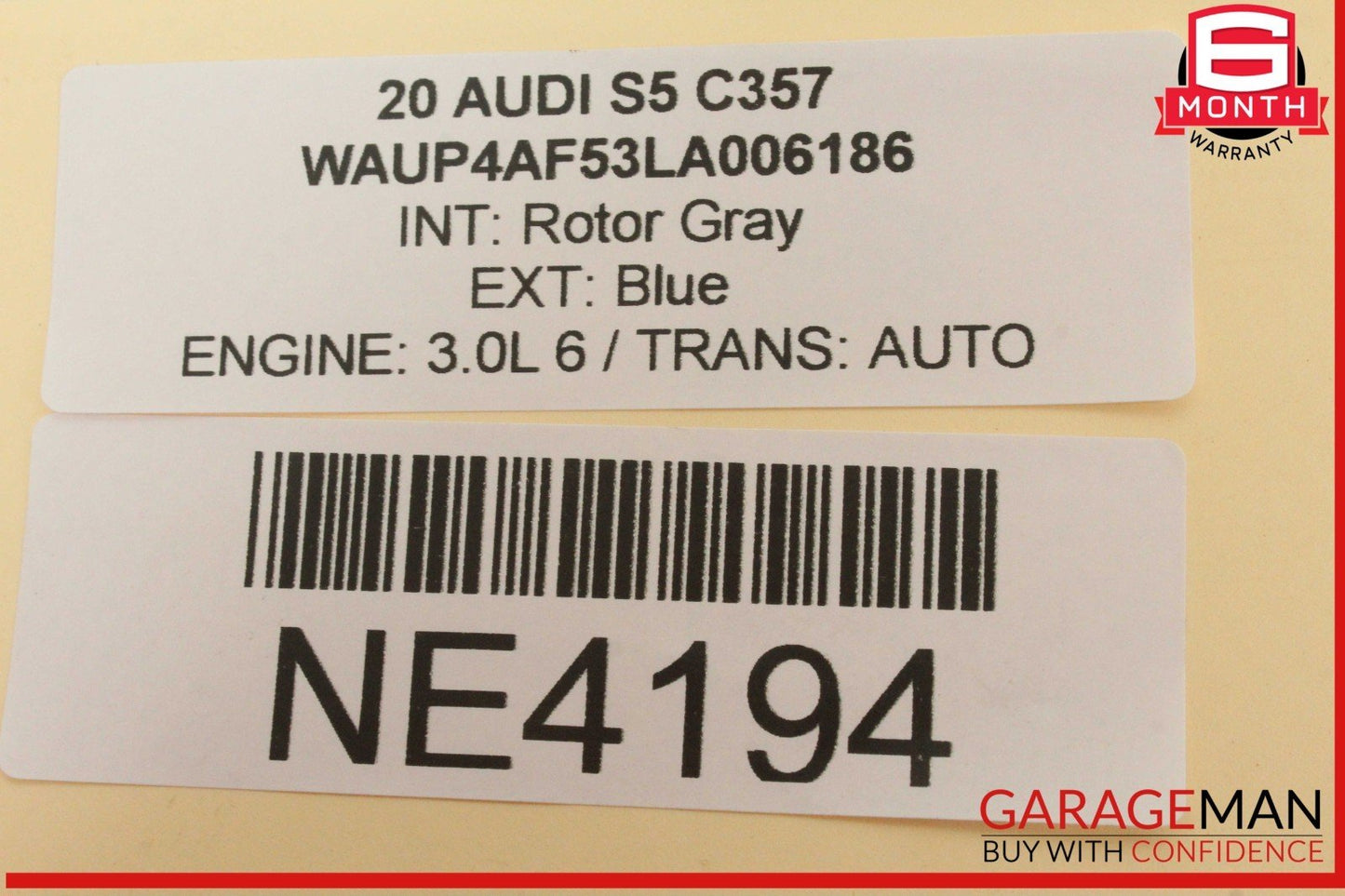 18-24 Audi S5 S4 3.0L Rear Right and Rear Left Side Exhaust Muffler Set OEM
