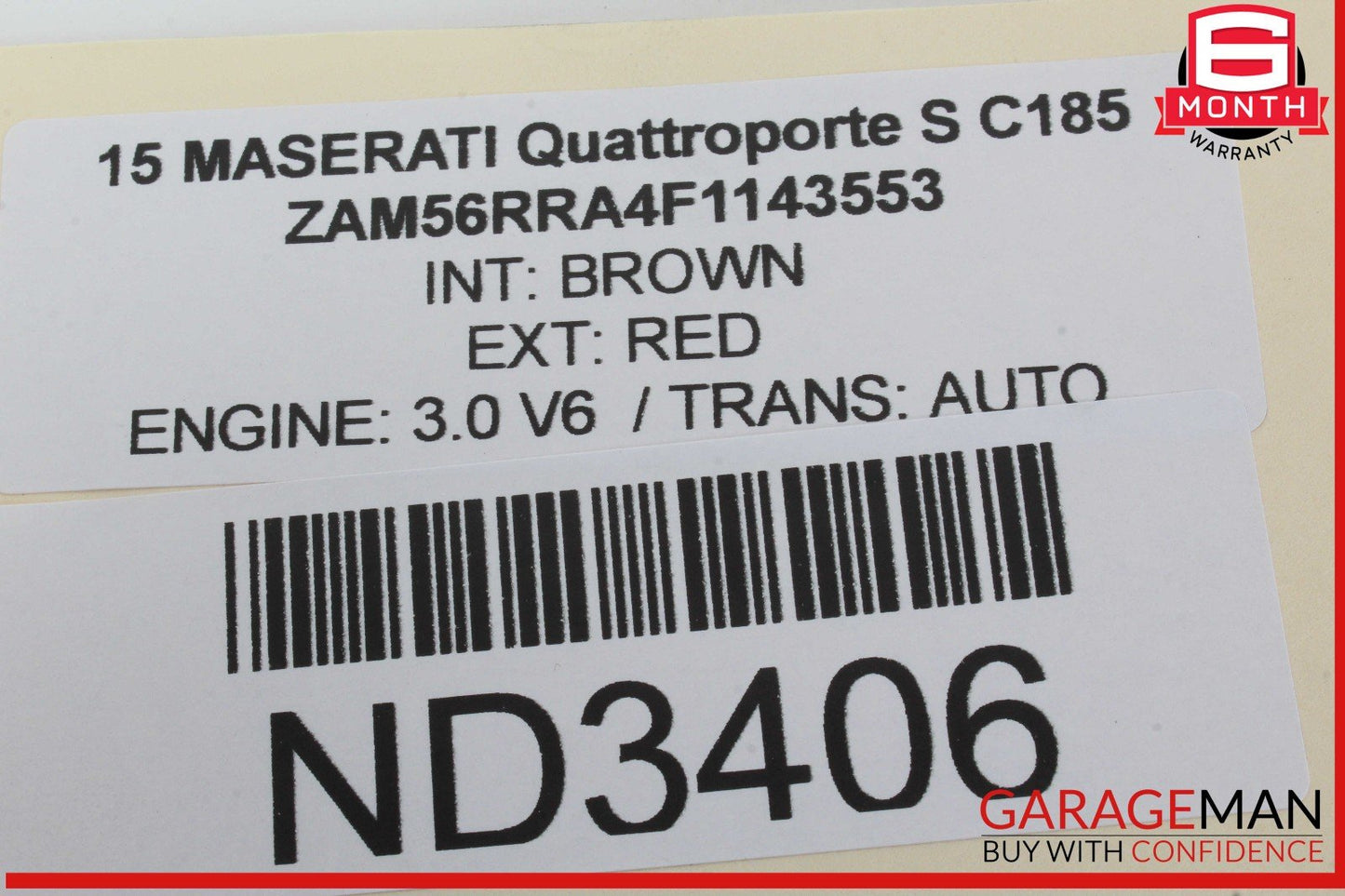 14-22 Maserati Quattroporte M156 Rear Right Side Door Window Sun Shade OEM