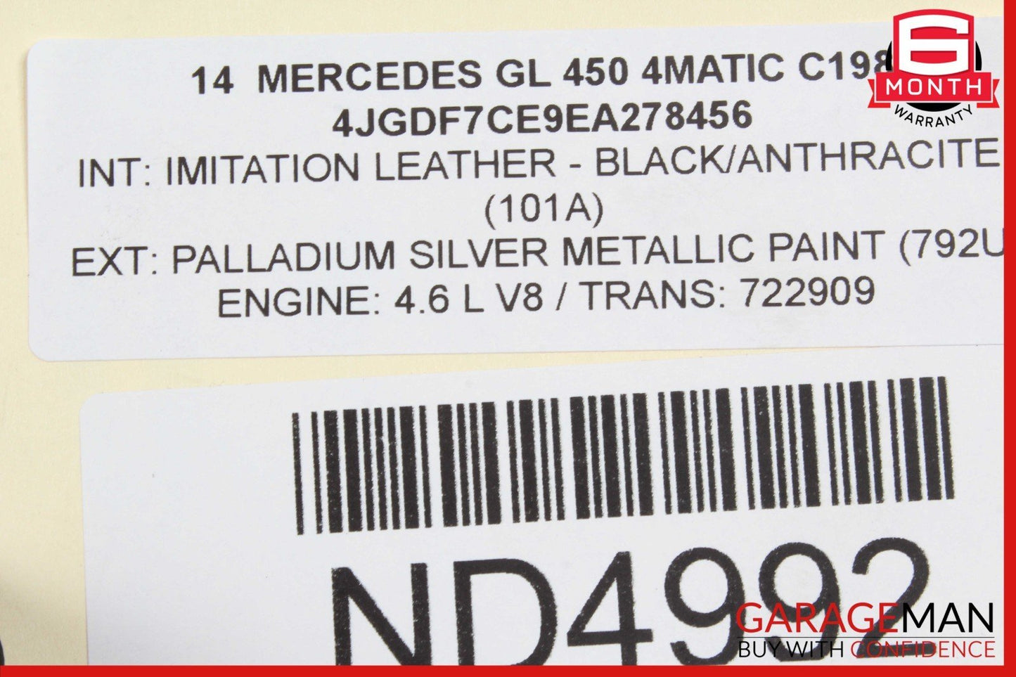 12-19 Mercedes X166 GL450 GL550 Engine Motor Cooling Radiator Fan Motor OEM