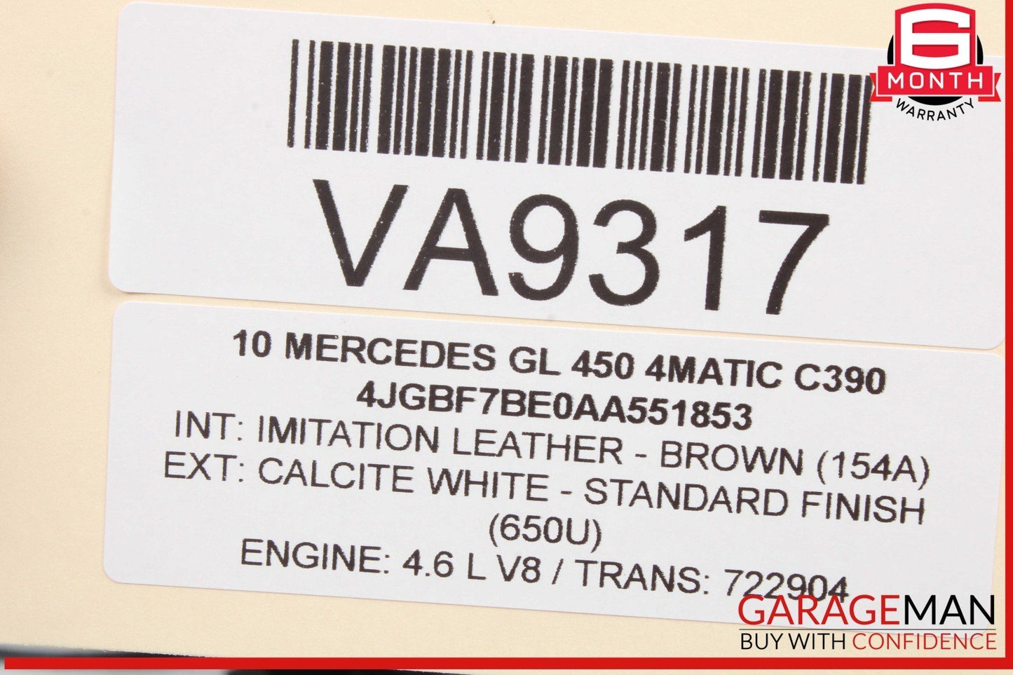 09-12 Mercedes X164 GL450 ML550 Trunk Lid Tailgate Hydraulic Pump Motor Cylinder