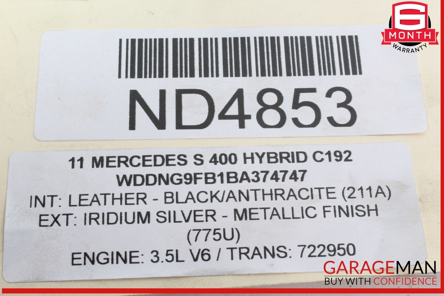 05-13 Mercedes W221 S400 Hybrid M272 Camshaft Adjuster Magnet Solenoid Valve Set