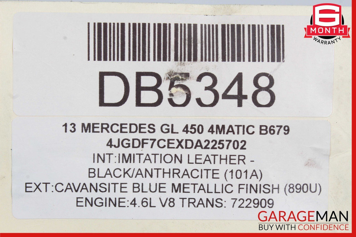 13-16 MERCEDES GL450 X166 REAR 3RD ROW RIGHT PASSENGER SIDE SEAT COMPLETE OEM