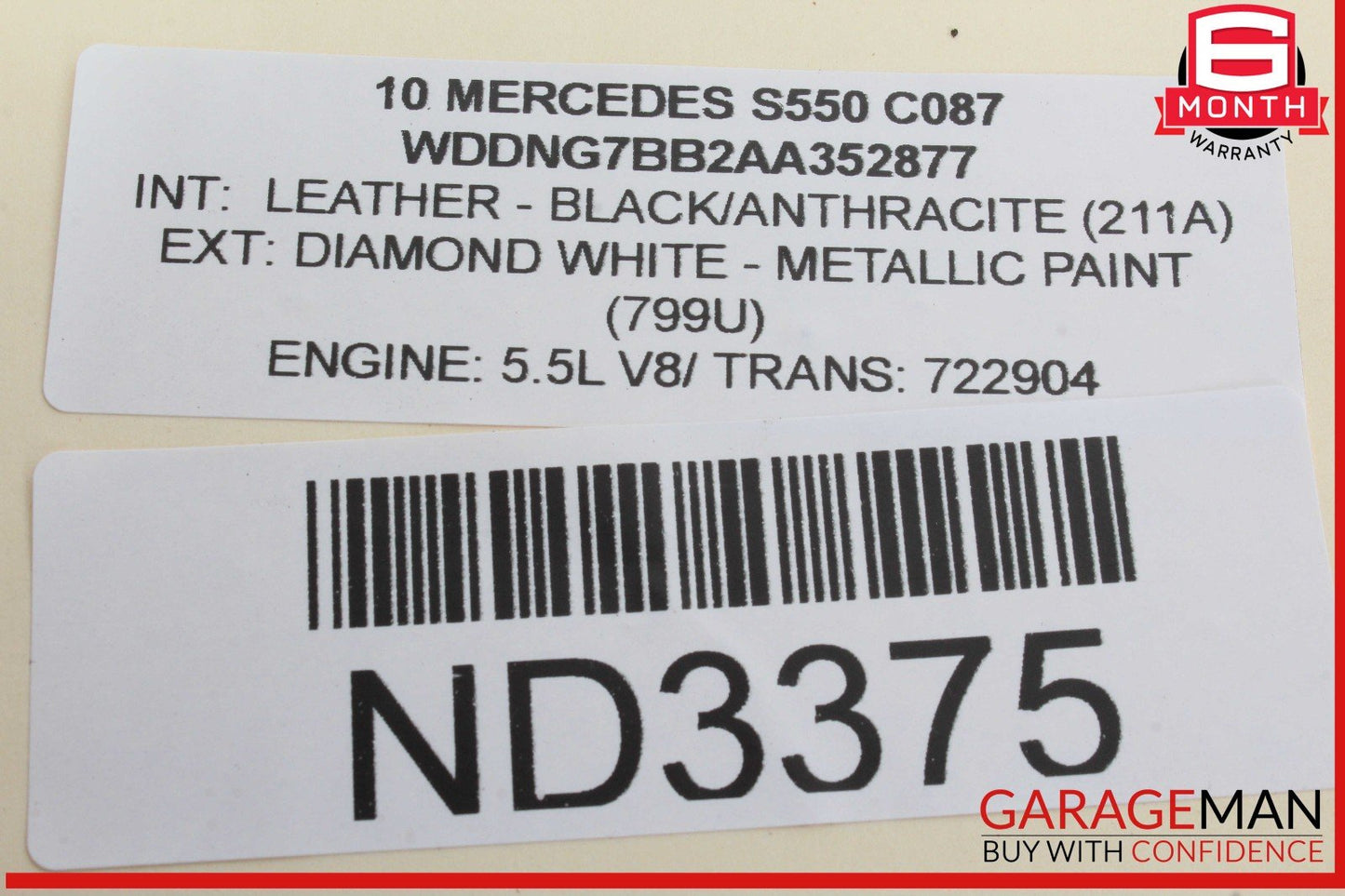 10-13 Mercedes W221 S550 Right Side Headlight Lamp Bi-Xenon 2218206639 OEM