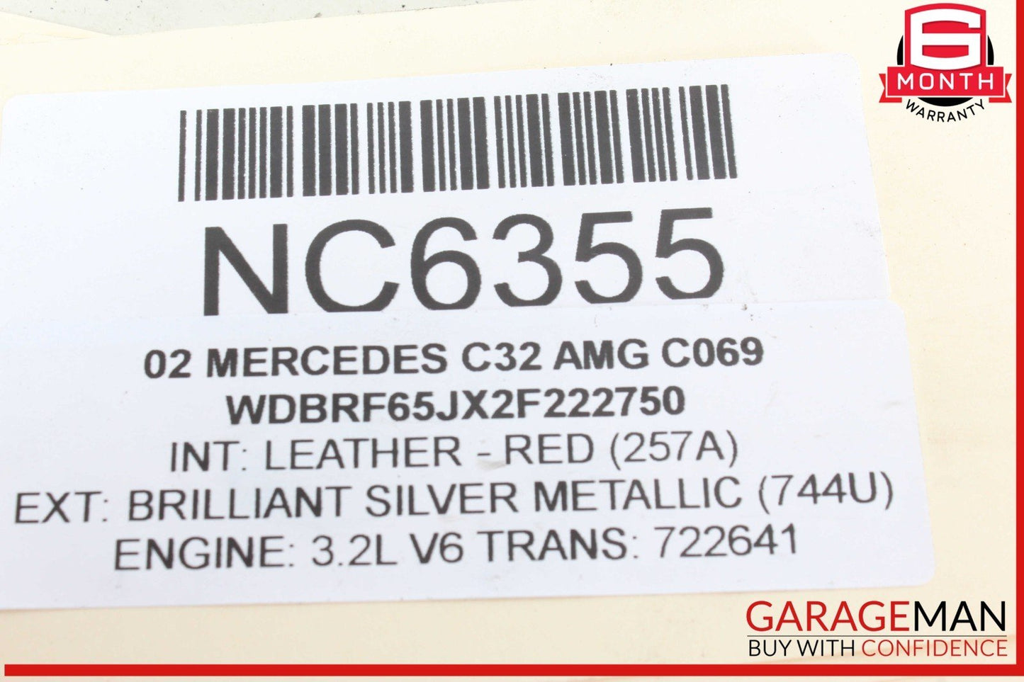 01-05 Mercedes W203 C32 AMG CLK320 Engine Upper Oil Pan 1120141402 OEM