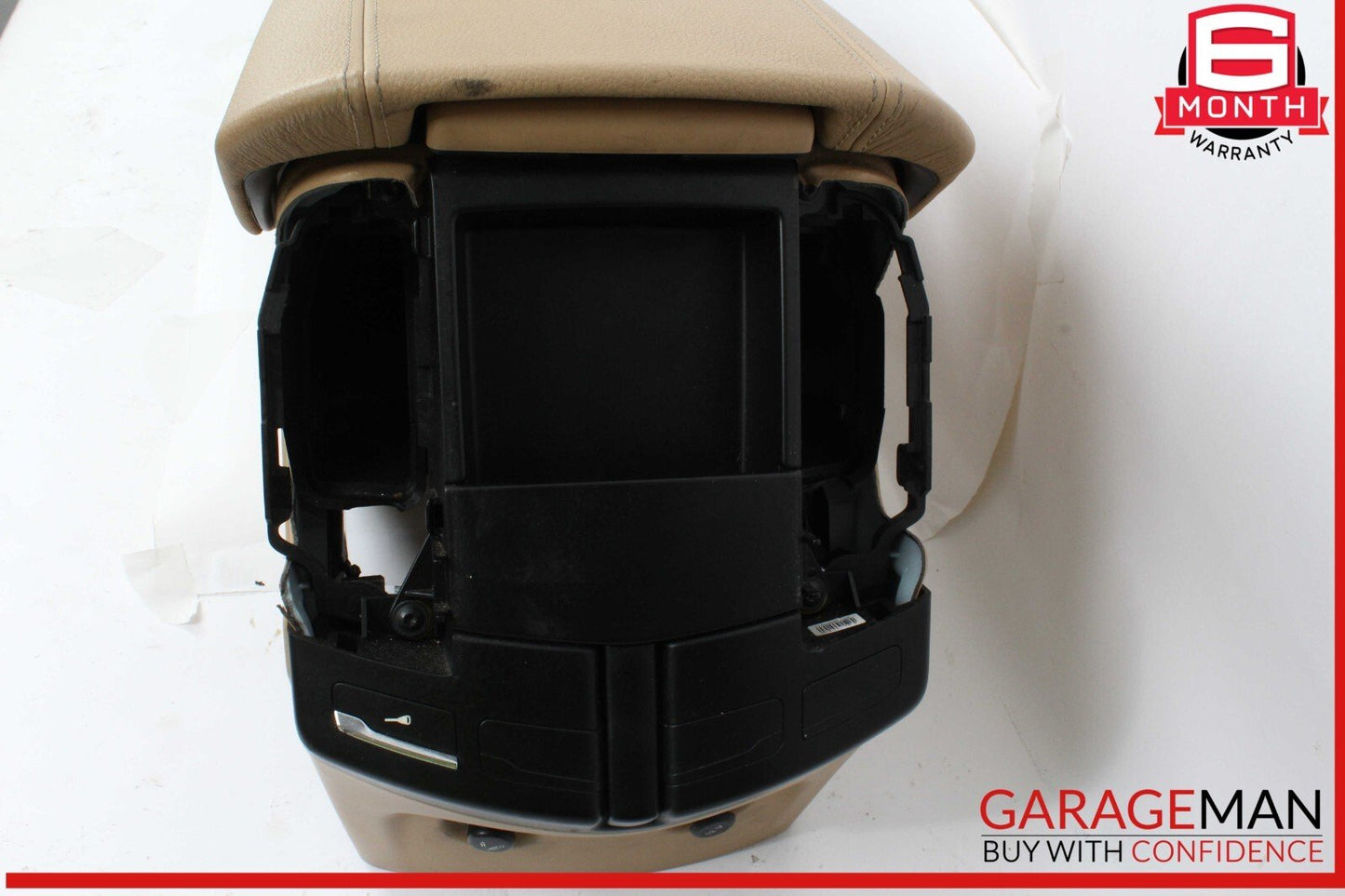 11-18 Porsche Cayenne S 958 Center Console Arm Rest Storage Frame OEM