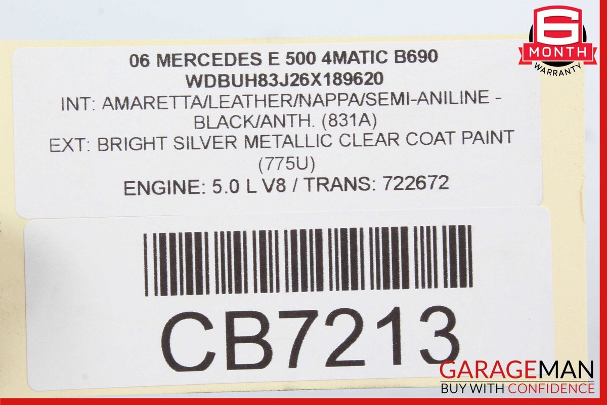 06-09 Mercedes W211 E500 E350 Rear Left & Right Side Door Audio Sound Speakers