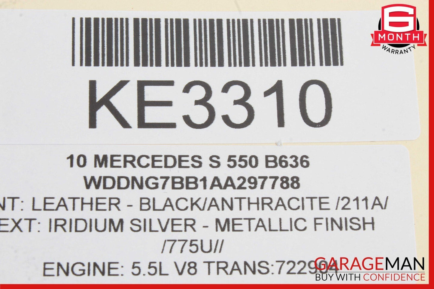 10-13 Mercedes W221 S550 Dash Dashboard Glove Box Storage Tray Compartment OEM