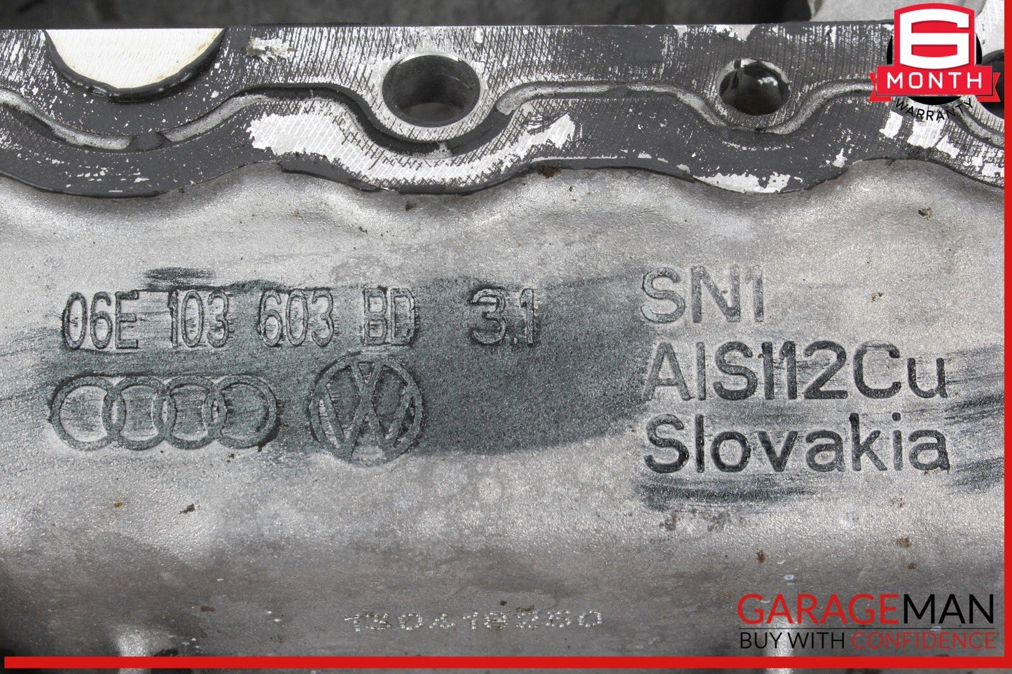 17-19 Audi Q7 Upper Engine Oil Pan 06E103603BD OEM