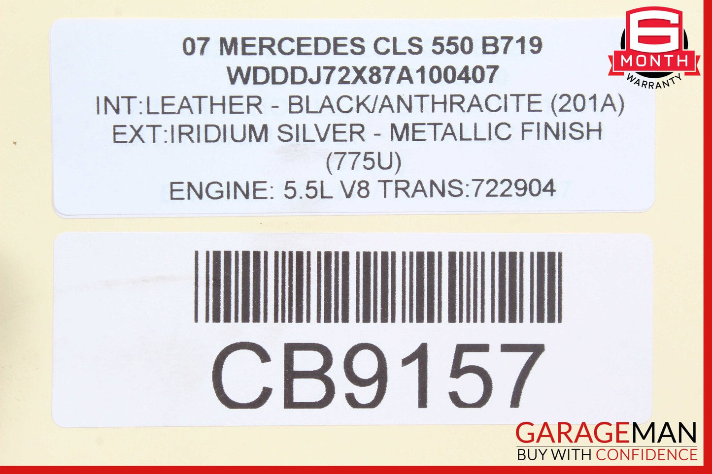 06-11 Mercedes W219 CLS550 CLS500 CLS63 Front & Rear Right Door Speaker Set OEM