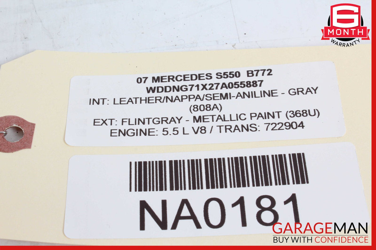07-10 Mercedes W221 S550 CL550 Steering Wheel Black 2218201611 OEM