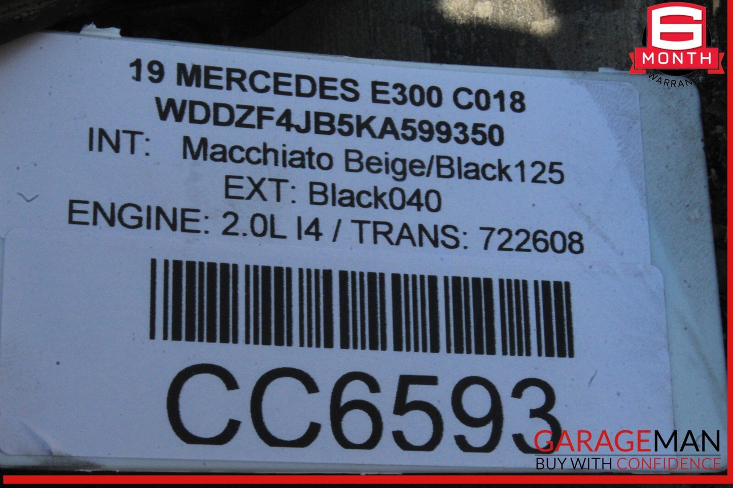17-20 Mercedes W213 E300 E350 E450 Rear Bumper Cover Assembly OEM
