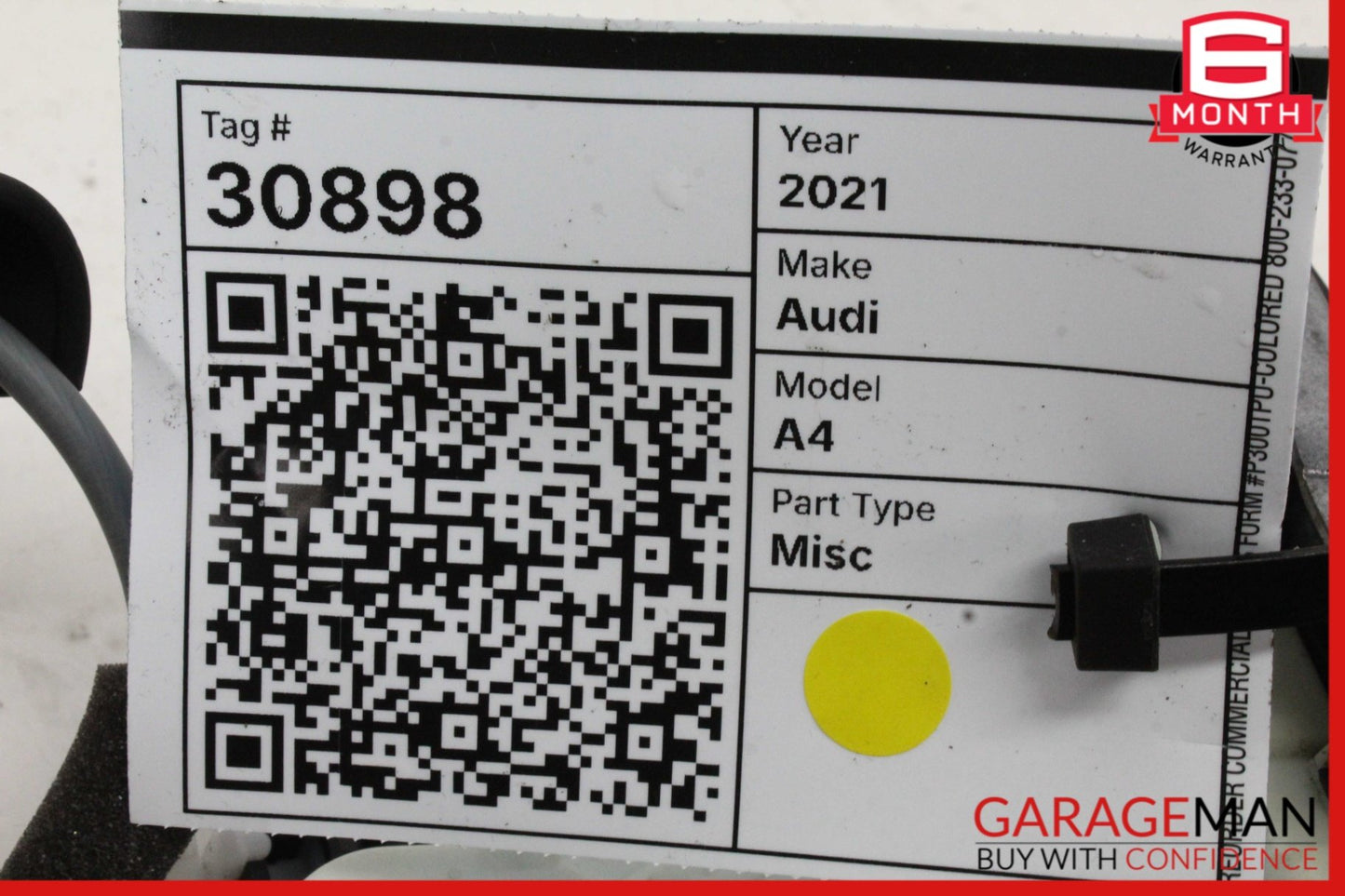2018-2024 Audi A4 B9 Sedan Right Rear Door Lock Actuator 4G0839016N