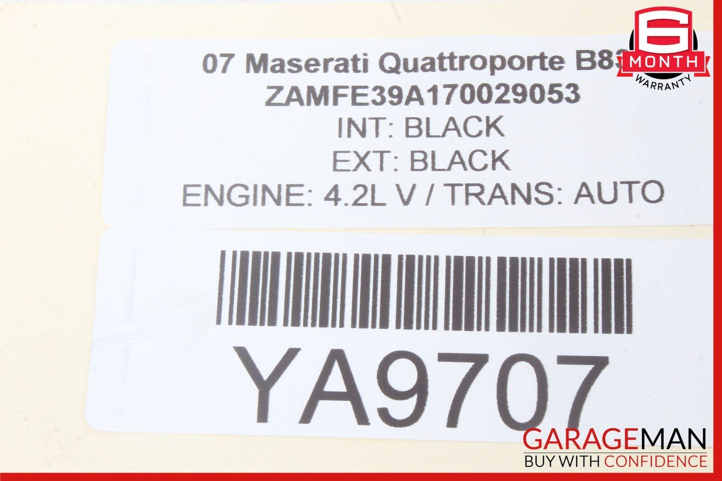 03-08 Maserati Quattroporte M139 AWS Advanced Weight System Control Module OEM