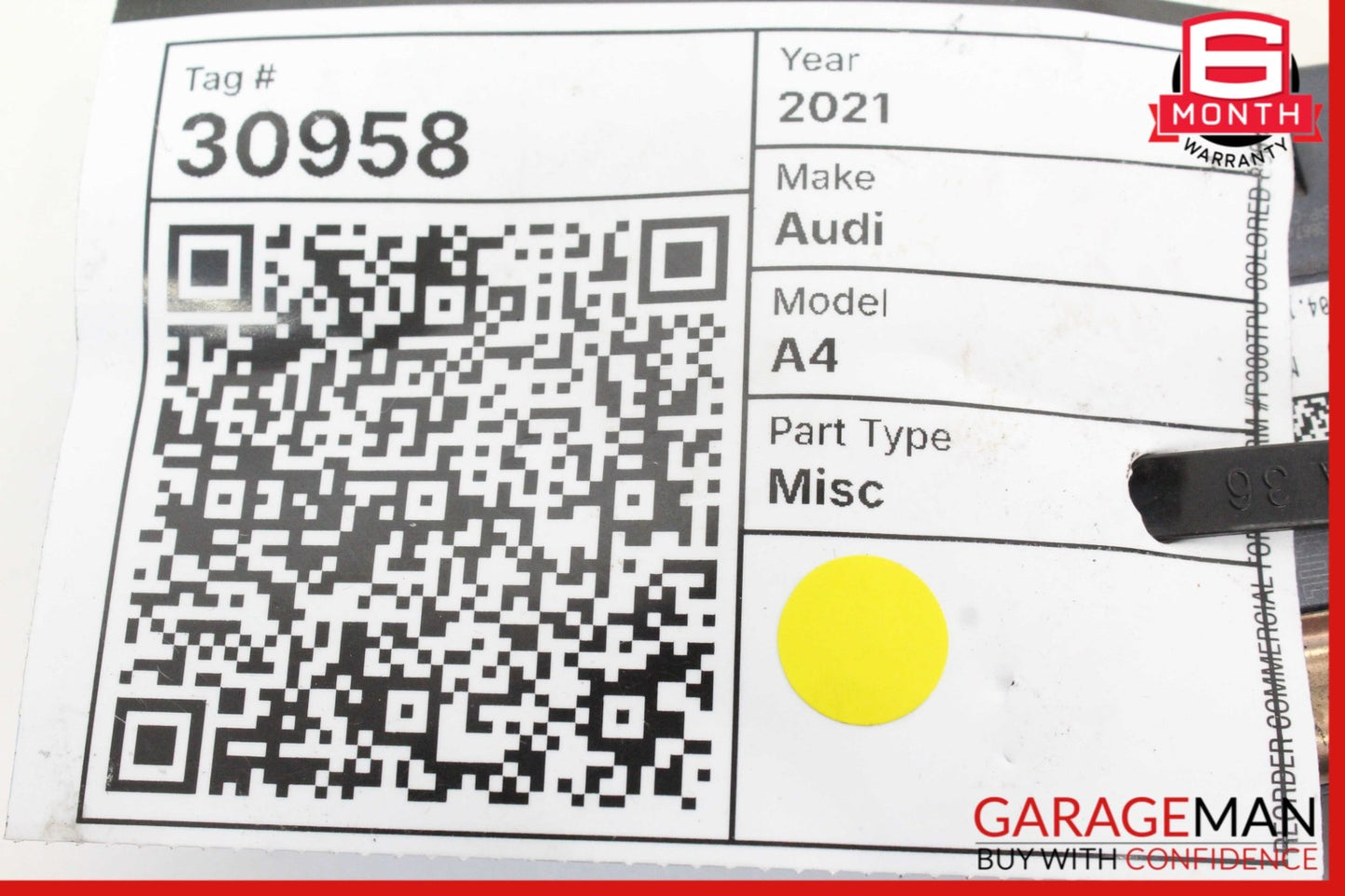 2018-2024 Audi A4 B9 Sedan Rear Right Blind Spot Sensor 4M0907566F Genuine