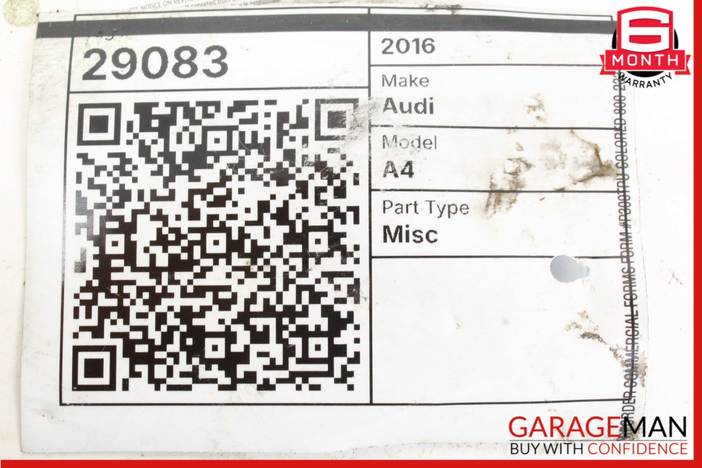 2016 Audi A4 B8 - Rear Left & Right Side Shock Strut PN: 8K0513035AM