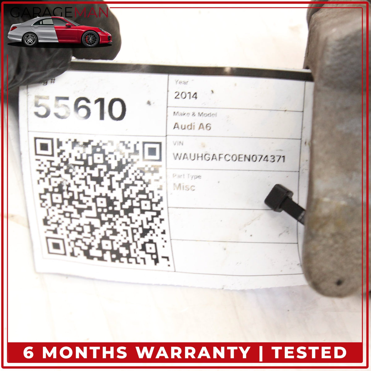 2012-2018 Audi A6 A7 Rear Left and Right Side Brake Caliper Set 4G5AF OEM