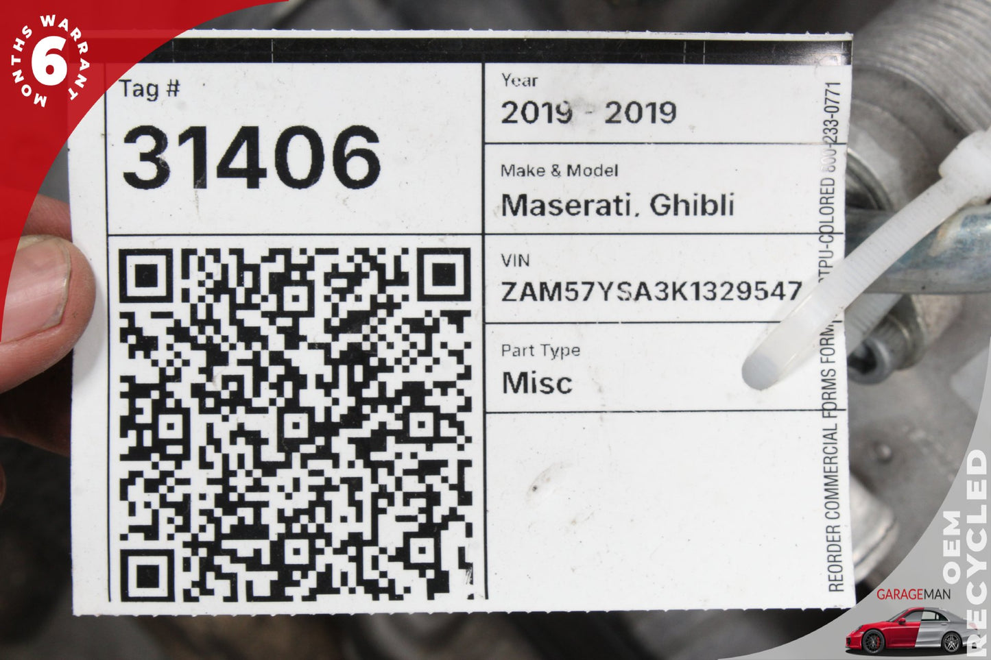 2014-2024 Maserati Ghibli III M157 2WD 3.0L Sedan Automatic Transmission OEM 38156