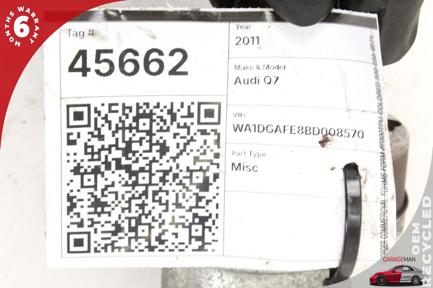 2010-2015 Audi Q7 AWD 3.0L Front Propeller Driveshaft Drive Shaft 7L8521101C OEM