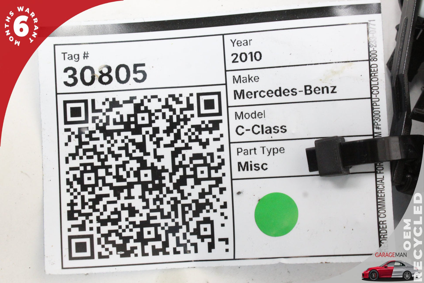2008-2011 Mercedes W204 C300 Front Left Dash AC A/C Air Vent 2048300754 OEM