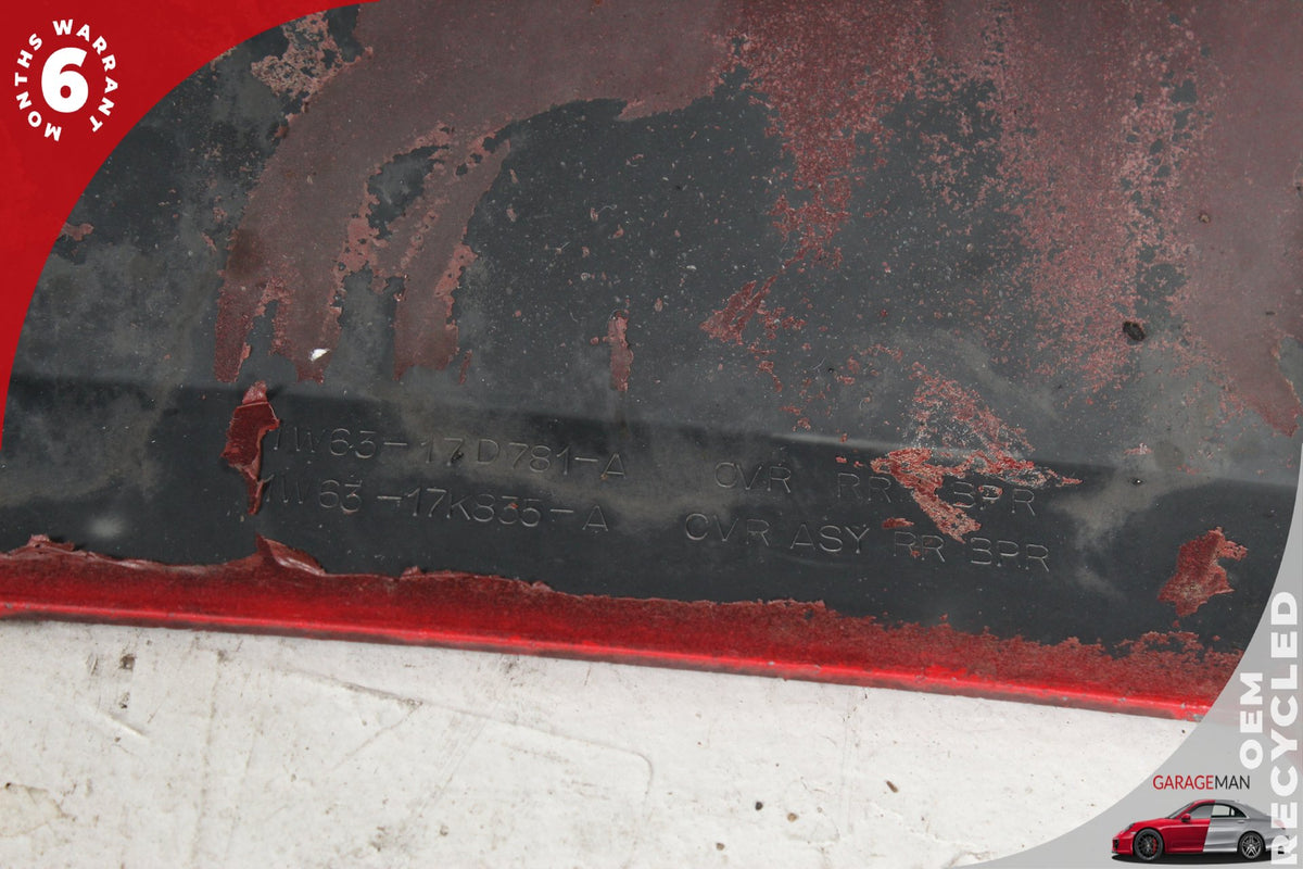 2002-2005 Ford Thunderbird Rear Bumper Cover Red 1W6Z17K835BAA OEM