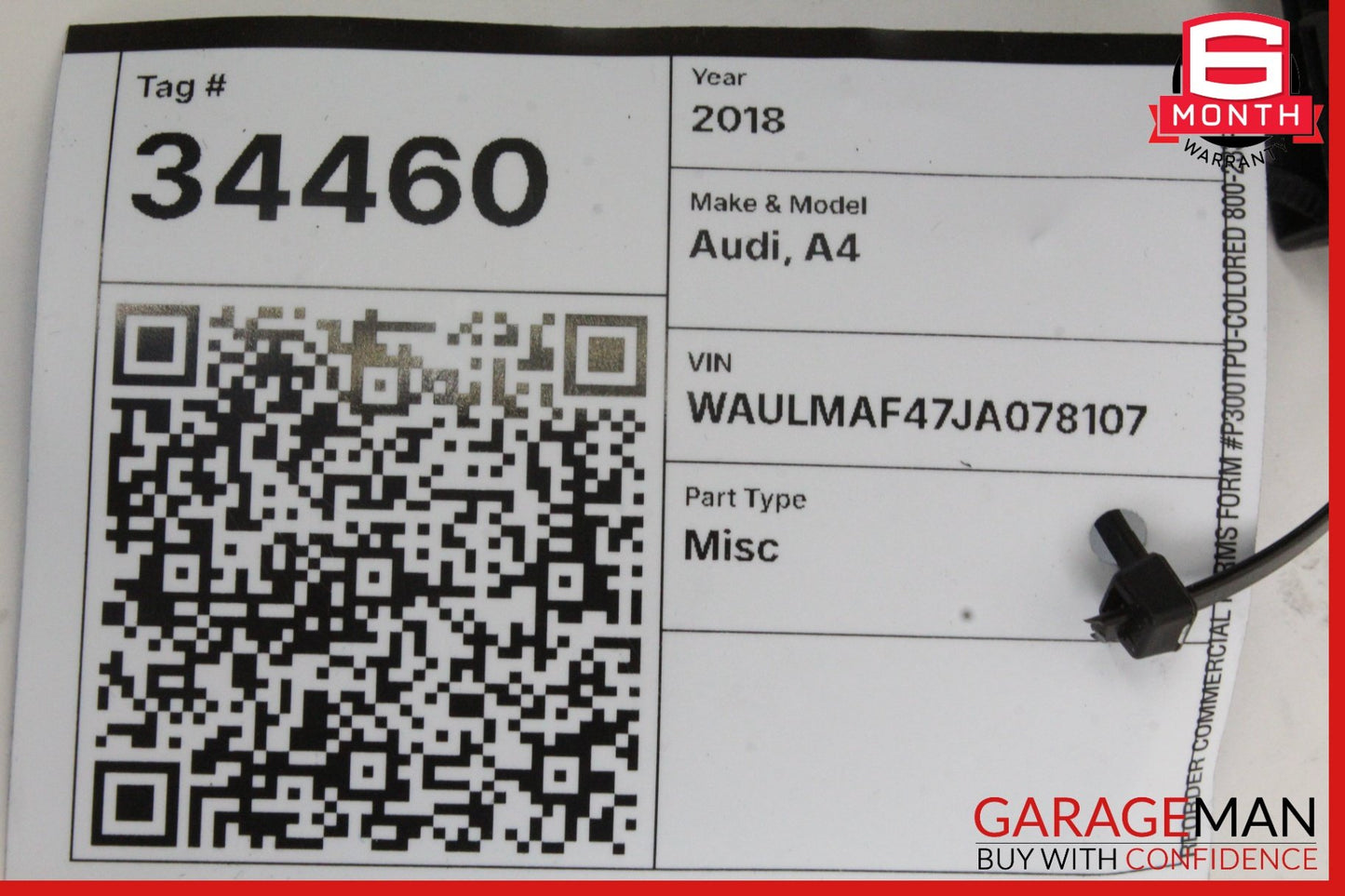 2017-2024 Audi A4 Sedan Right Front Door Control Module 4M0959792H OEM