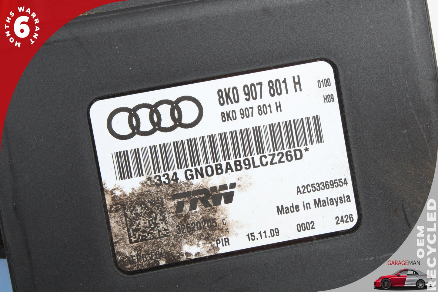 2009-2016 Audi A4 Electric Parking Brake Control Module Unit 8K0907801H