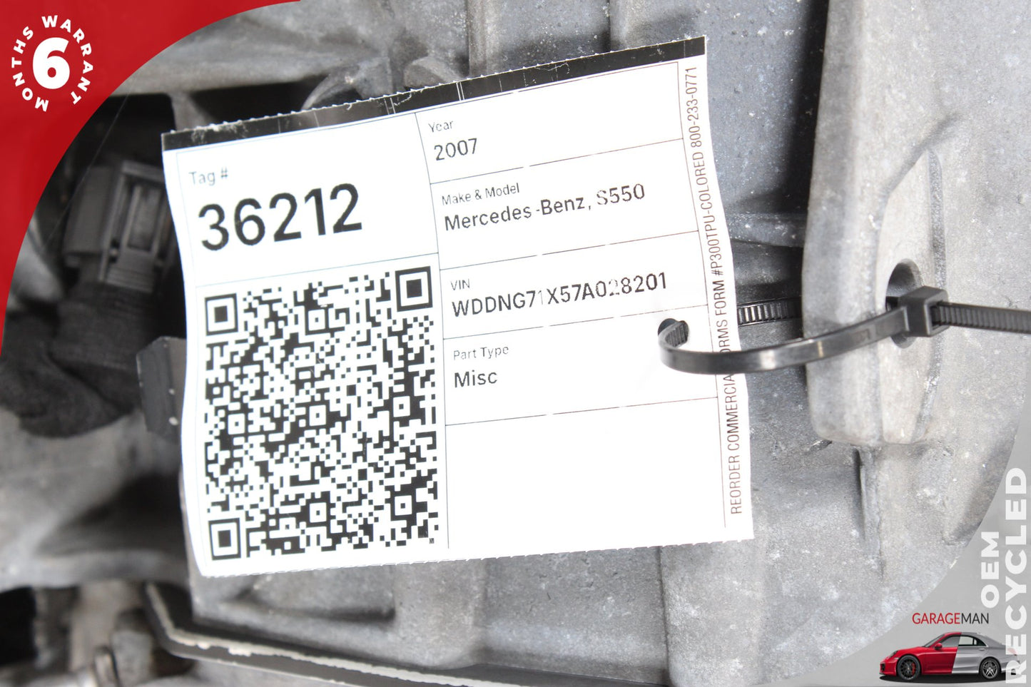2007-2011 Mercedes W221 S550 RWD 722.904 7G Automatic Transmission OEM 211K