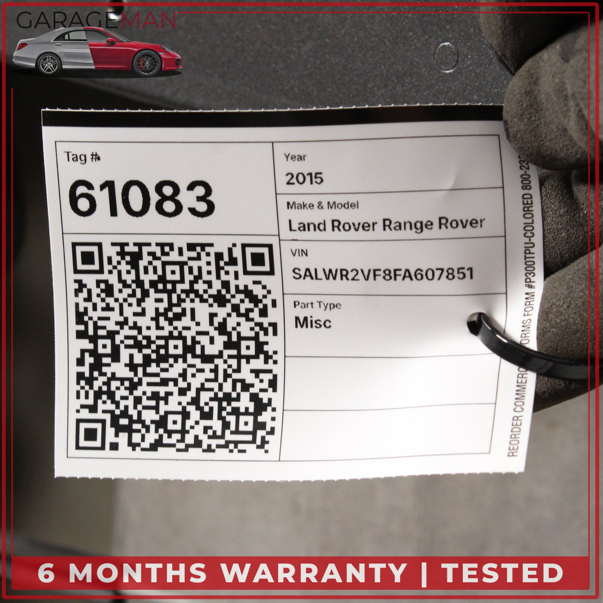 2014-2022 Land Rover Range Rover Sport L494 Front Left Side Door Shell Gray OEM