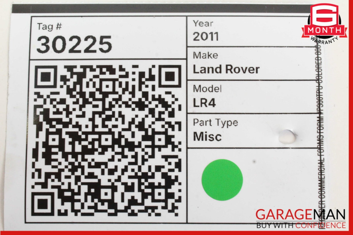 2006-2013 Land Rover LR4 SUV Front Right Seat Airbag 6G94611D32GA