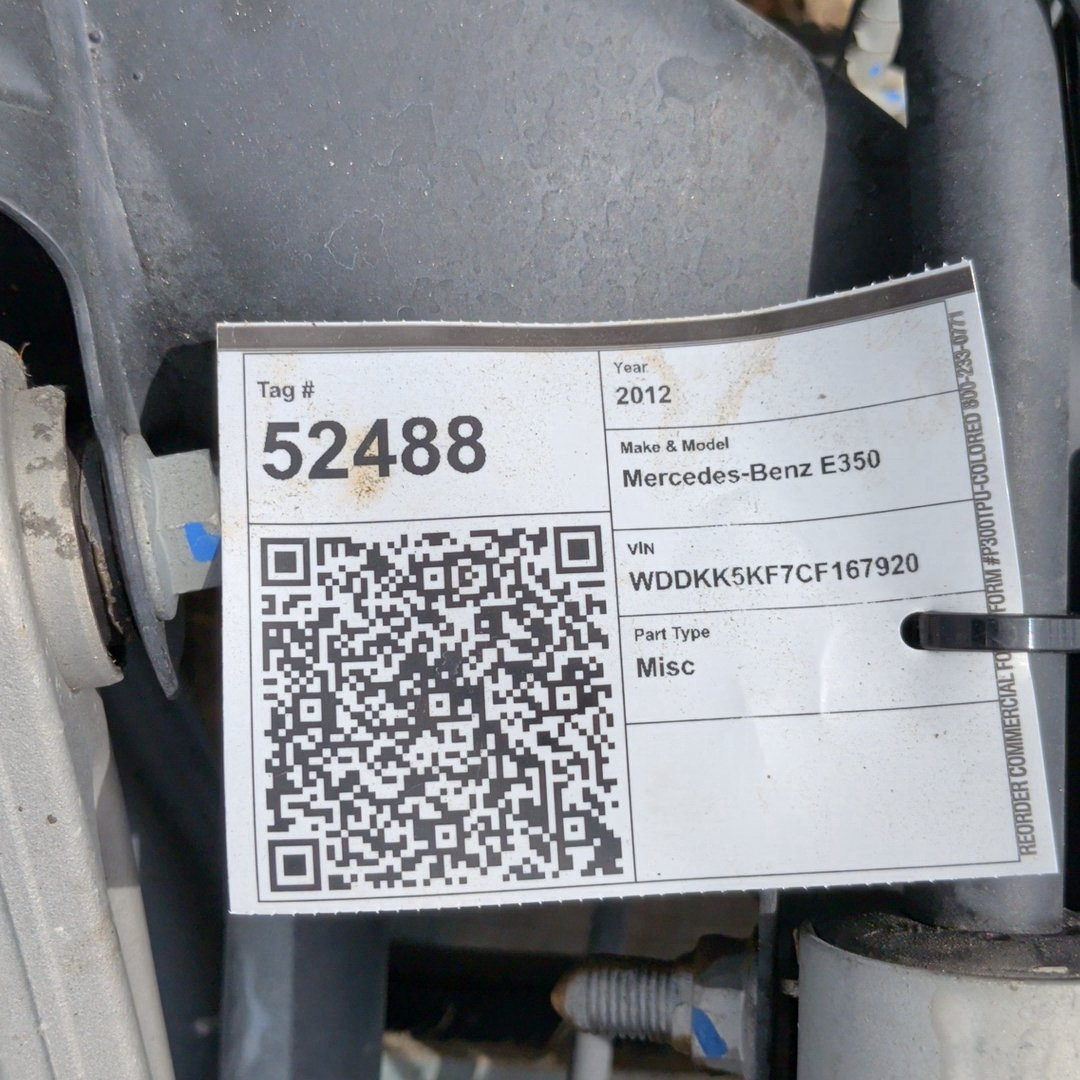 2010-2017 Mercedes W207 E350 Rear Subframe Differential Control Arm Assembly OEM