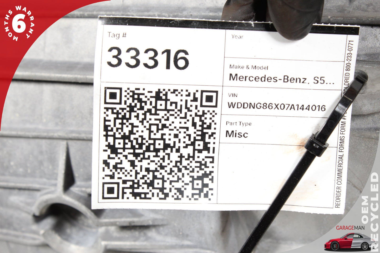 2007-2011 Mercedes-Benz S550 W221 AWD 5.5L Sedan Automatic Transmission 118686 Miles OEM