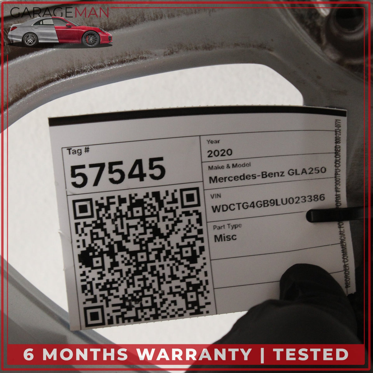 2015-2020 Mercedes X156 GLA250 Front or Rear Side Wheel Rim 7JX18H2 ET46 OEM