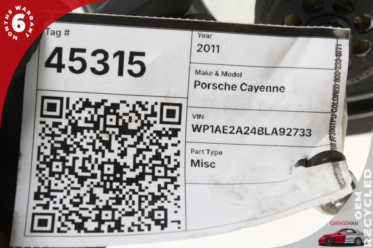 2011-2014 Porsche Cayenne 958 Power Brake Booster Master Cylinder w/ Reservoir